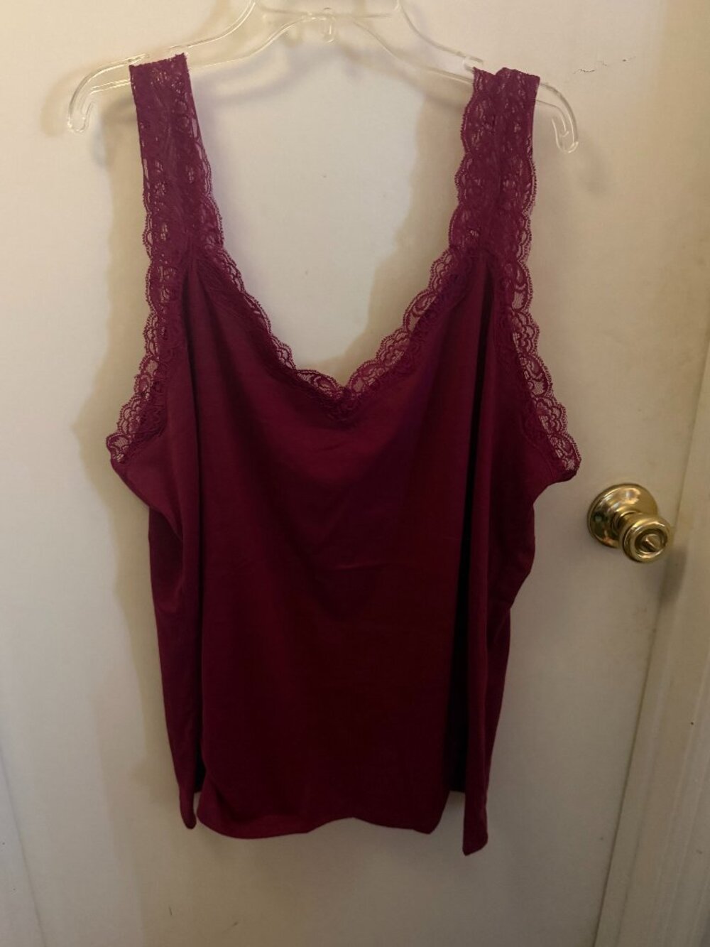 Faded Glory Wine-Colored Camisole W 3X